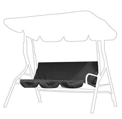 3 Seater Replacement Swing Seat Cover Spare Garden Waterproof Chair Cushion Pads • £11.79