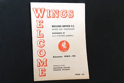 Welling United V Fareham Town 26th March 1983 • £4.19