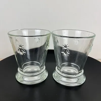 La Rochere Paris Musees Napoleon Bee Tumblers Glassware Set Of 2 • $21.99