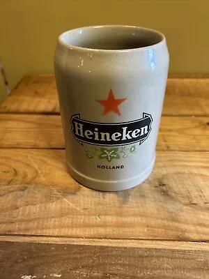 Vintage Heineken Holland Beer Mug Stein Ceramic Crock Ceramarte • $8.99