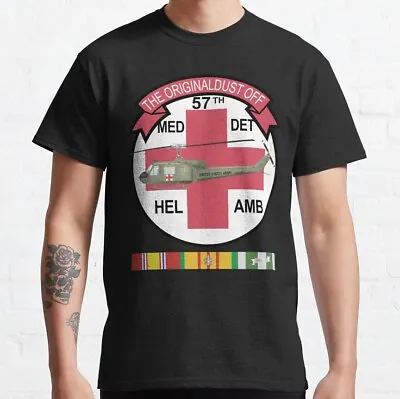 Army Medical Co Dustoff Vietnam W Pilot Wings VN SVC X 300 Essential T-Shirt • $22.55