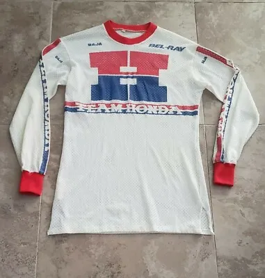 Vintage Team Honda Baja Motorcross Jersey Men Size M • $149.99
