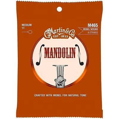 Martin Mandolin M465 Monel Wound 8 Strings Medium 11 • $5.99