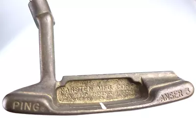 Vintage Ping Putter Men's RH Anser 3 Blade Plumber Neck Original Shaft Grip USA • $38.88