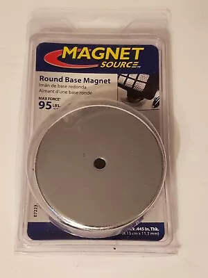 NEW Magnet Source 95 Lb. Heavy Duty Magnetic Round Bases Magnet 07223 • $14.97