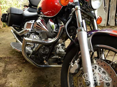 $289.95 • Buy XVS1100 Yamaha XVS 1100 V-Star Highway Crash Bar Engine Guard Stainless W/Pegs