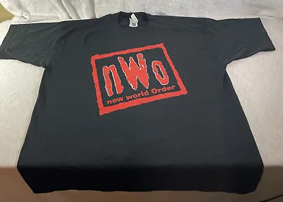 NWO New World Order Black T Shirt Size XL WWE Wrestling • $24.87