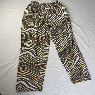 Minnesota Swarm Lacrosse￼ Zubaz Sz M Pants Vtg Purple/ Blue Yellow Vikings • $27