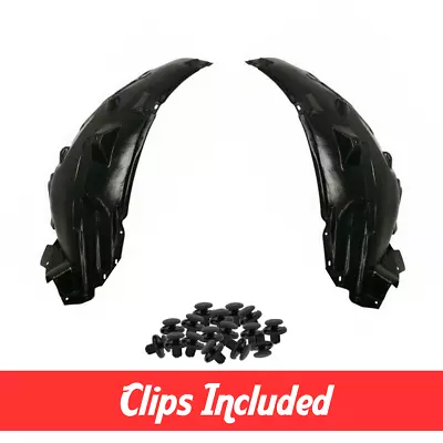 Front Rear Section Fender Liner Set W/ Clips For 2007-2008 G35 Sport Sedan • $62.41