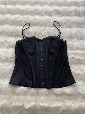 La Perla Vintage Corset In Black • £80