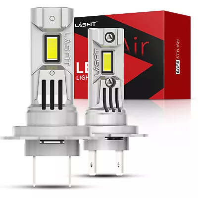 Lasfit H7 LED Headlights High/Low Beam Bulb 50W 5000LM Bright White LCair Series • $49.99