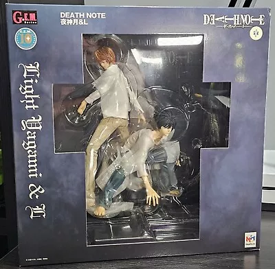 Death Note Light Yagami & L Lawliet G.E.M MegaHouse Figure With Box Authentic US • $440