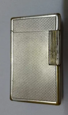 $172.47 • Buy Vintage S.T Dupont Silver Plated Lighter Working Line 1
