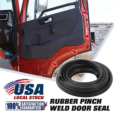 Pinchweld Rubber Seal Trim Strip U Channel Car Door Trunk Engine Edge Guard 6M • $25.99