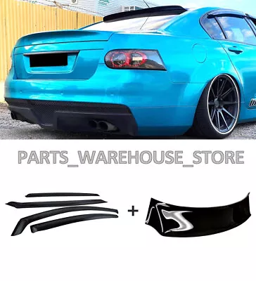 Rear Roof Visor Spoiler Weathershields FOR Holden Commodore VE VF SV6 SS HSV R8 • $199