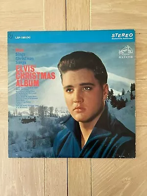 Elvis Presley - Elvis ' Christmas Album - RCA LSP-1951(e)  Vinyl LP - OIS • $15