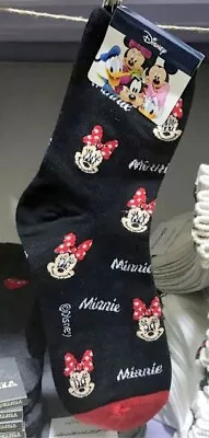 Minnie Mouse Socks~Black~Womens Girls Unisex • $13.85