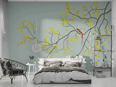 3D Tree Flowering Wallpaper Wall Mural Removable Self-adhesive Sticker339 • $202.26