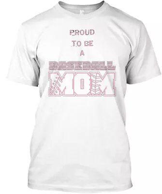 Proud To Be A Baseball Mom T-Shirt Made In The USA Size S To 5XL • $21.97