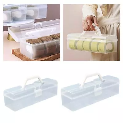 Roll Cake Box Packaging Box Cake Container For Baby Shower Picnic Birthday • £10.68
