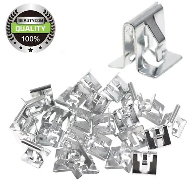 25x Car Retainer Metal Fastener Clips Moulding Trim For GM 1/2  X 5/8in 15748479 • $7.22