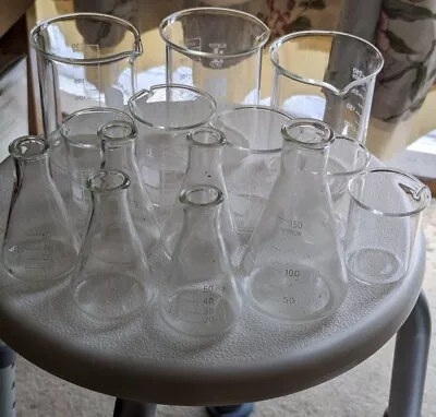 £10 • Buy Laboratory Glassware Selection 