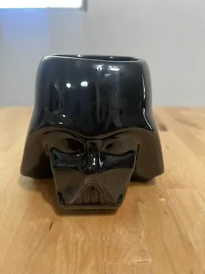 Star Wars Darth Vader Coffee Mug 3D Glazed Helmet Head Shape Ceramic Lucasfilm • £12.43