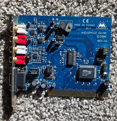 2000 M-Audio Audiophile 24/96 PCI Internal Audio Card Rev-A2 • $28