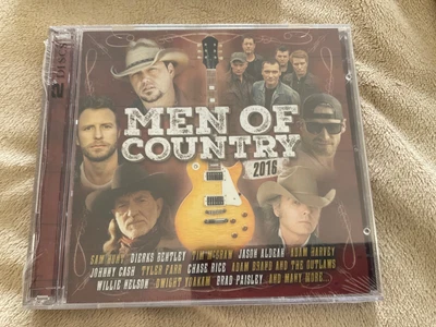 $12.95 • Buy MEN OF COUNTRY 2016 CD YOAKAM Willie Nelson Johnny Cash Adam Harvey Brand McGraw
