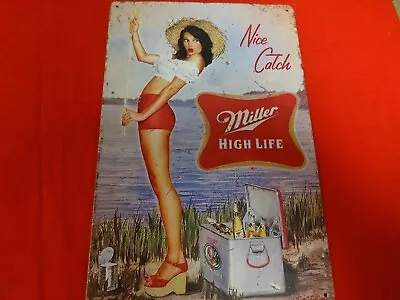 Brand New Miller High Life Beer Metal Tin Sign! • $15