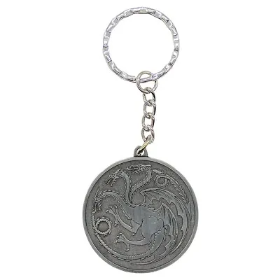 Game Of Thrones - Targaryen Metal Keyring Brand New Au Seller • $13.45