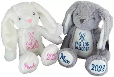 Personalised Bunny Rabbit My 1st Easter Bunny Rabbit Baby Gift Keepsake • £12.50
