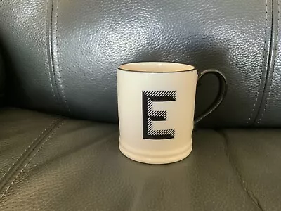 M&S Marks And Spencer Initial E Monogram Coffee Or Tea Mug • £9