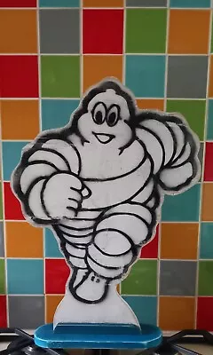 Michelin Man Bibendum Vintage Style Sign Garage Desktop Tyres Dunlop Mancave  • £45