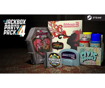 The Jackbox Party Pack 4 PC GAME Steam BRAND NEW GENUINE  • $23.94