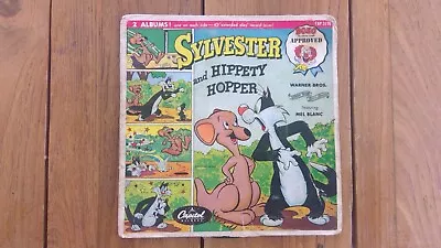  Sylvester & Hippety Hopper  + Bugs Bunny Vinyl Record 1956 Mel Blanc • $30