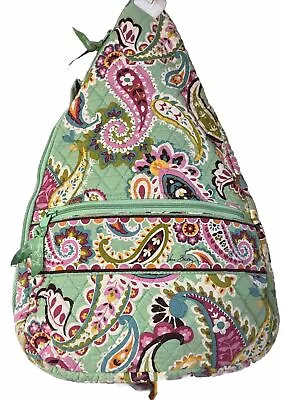 Vera Bradley TUTTI FRUTTI SLING TENNIS BACKPACK Zippered Crossbody Retired • $22.99