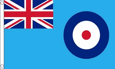 8ft X 5ft GIANT RAF Blue Ensign Royal Air Force British Polyester Material Flag • £22.89