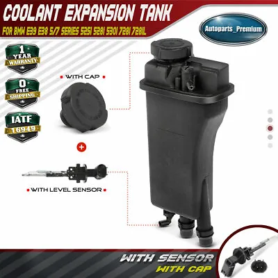 Coolant Expansion Tank With Cap For BMW E39 525i 528i 530i E38 728i 17111436381 • $34.78