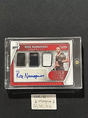 $237.45 • Buy 89/99 - Rose Namajunas -2022 Chronicles UFC Triple Relic Auto Tools Of The Trade