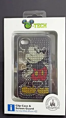 Disney Parks D-Tech Mickey Mouse IPhone 4S Clip Case & Screen Guard Rhinestone • $8.99