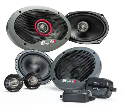 Pair MB QUART FSB216 6.5  290 Watts Component Speakers+(2) 6x9  Coaxial Speakers • $94.59