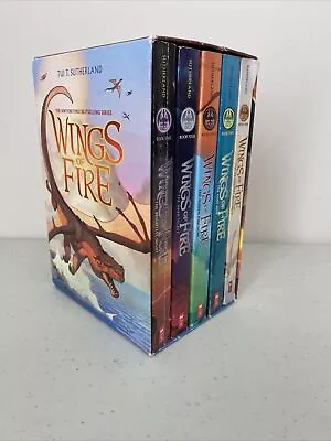 Wings Of Fire Books 1-5 Lot Of 5 Sutherland Tui Sutherland Scholastic Paperback • $18.89