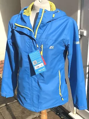 BNWT Target Dry Ladies Waterproof Breathable Jacket Rain Coat Blue UK 8 • £20