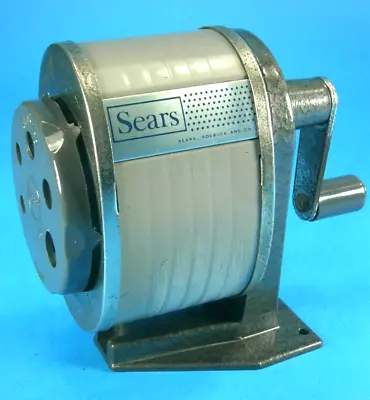 Vintage Apsco Giant Type 3A 5-Hole Pencil Sharpener Branded For Sears • $11.95