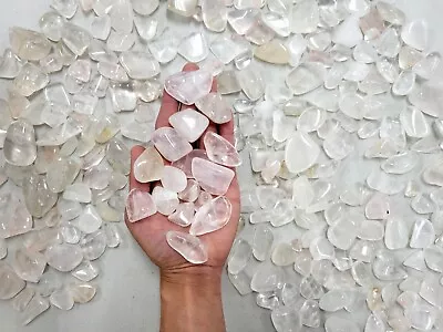 Tumbled Clear Quartz Crystals From Madagascar Bulk Gemstones Polished Rocks • $6.50