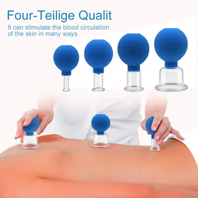 Full Body Face Cupping Therapy Set Anti Cellulite Vacuum Massage Suction Cups US • $12.99