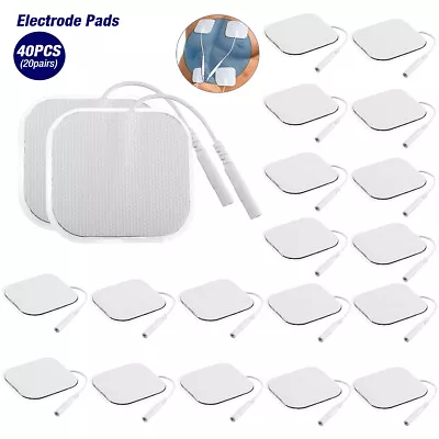 40  Electrode Pads Replacement Unit 7000 3000 2x2 Muscle Stimulator BUL • $12.59