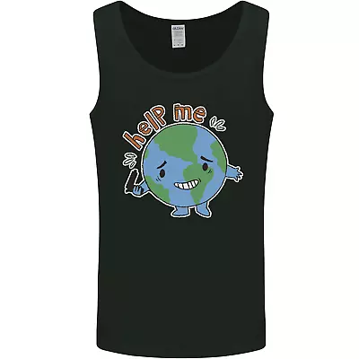 Environment Help Me Climate Change Mens Vest Tank Top • £10.49