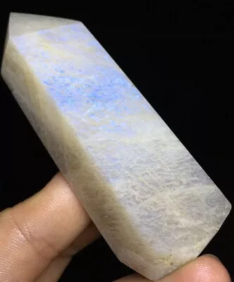 98g  Rare Color White Moonstone Quartz Crystal Healing Reiki Stone K813 • $3.13